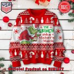 The Grinches Santa Hat Stole My Maker’s Mark Ugly Christmas Sweater