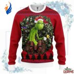 The Grinches With Cup Ugly Christmas Sweater
