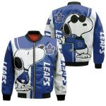 Toronto Maple Leafs Snoopy Lover Bomber Jacket Toronto Maple Leafs Snoopy Lover Bomber Jacket