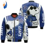 Toronto Maple Leafs Snoopy Lover Bomber Jacket Toronto Maple Leafs Snoopy Lover Bomber Jacket