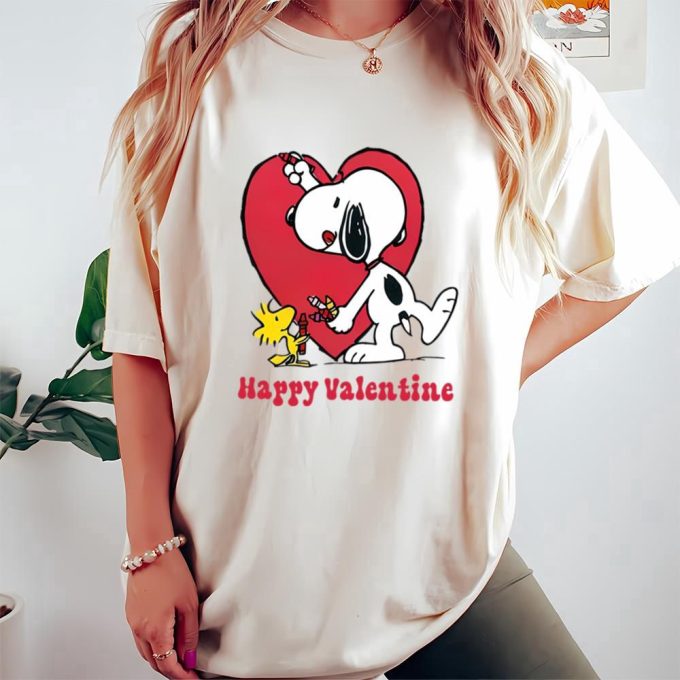 Valentine Day T Shirt, Happy Valentine Snoopy Shirt Valentine Day T Shirt, Happy Valentine Snoopy Shirt
