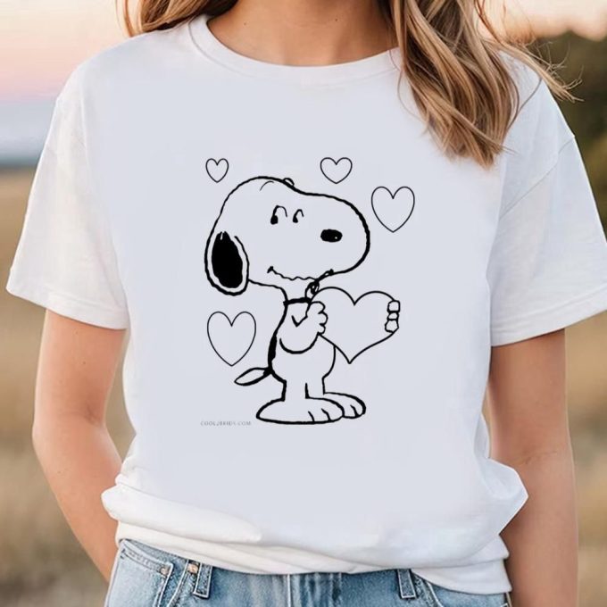 Valentine Day T Shirt, Happy Valentines Day Snoopy Heart Shirt