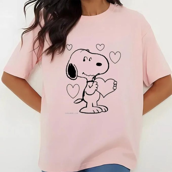 Valentine Day T Shirt, Happy Valentines Day Snoopy Heart Shirt