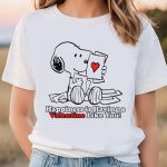 Valentines Womens Shirts, Happiness Is A Valentine Snoopy T-Shirt Valentines Womens Shirts, Happiness Is A Valentine Snoopy T-Shirt