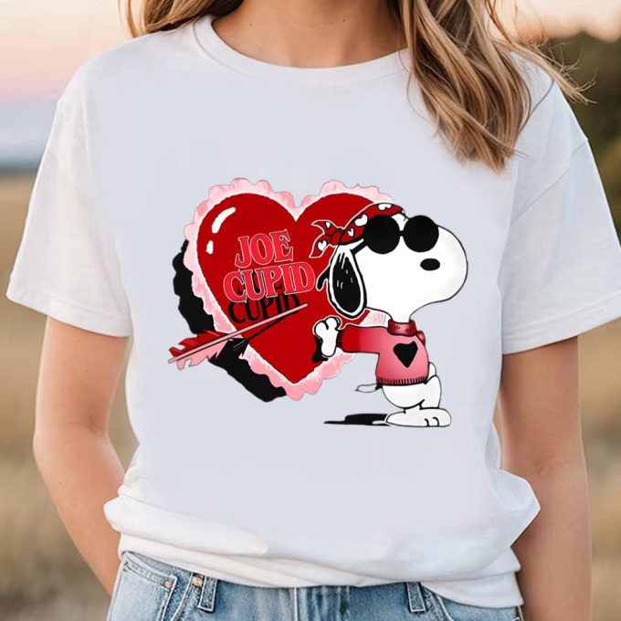 Valentines Womens Shirts, Joe Cupid Snoopy Valentine’s Day T-Shirt Valentines Womens Shirts, Joe Cupid Snoopy Valentine’s Day T-Shirt