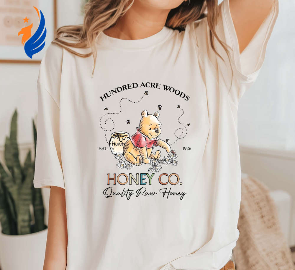 Vintage Hundred Acre Woods Honey Co Shirt – Retro Winnie The Pooh Est 1926 Classic Pooh Bear Crewneck Comfort Colors Vintage Hundred Acre Woods Honey Co Shirt – Retro Winnie The Pooh Est 1926 Classic Pooh Bear Crewneck Comfort Colors