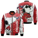 Washington Capitals Snoopy Lover Bomber Jacket – Gift for Men Women Washington Capitals Snoopy Lover Bomber Jacket – Gift for Men Women