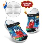 Water-proof Snoopy High-sole Clogs Water-proof Snoopy High-sole Clogs