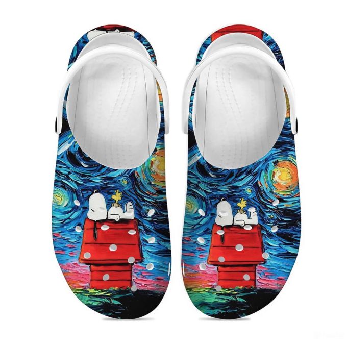 Water-proof Snoopy High-sole Clogs