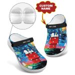 Water-proof Snoopy High-sole Clogs Water-proof Snoopy High-sole Clogs