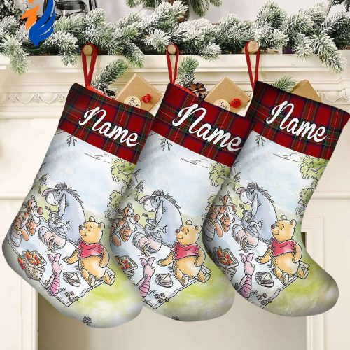 Get Festive with Winnie Pooh Stocking – Perfect Christmas Stockings for Pooh Lovers!