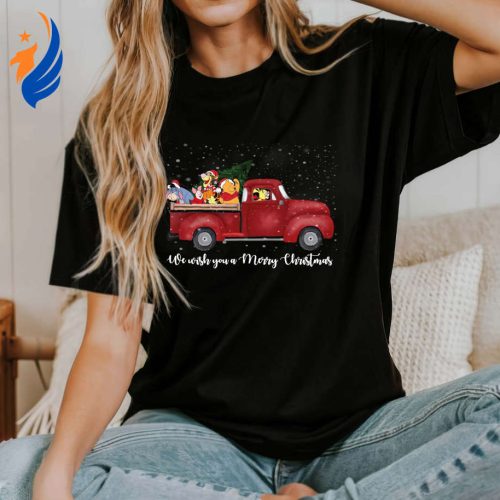 Winnie The Pooh Christmas Shirt Magical Kingdom Truck Friends Merry Christmas Shirt Winnie The Pooh Christmas Shirt Magical Kingdom Truck Friends Merry Christmas Shirt
