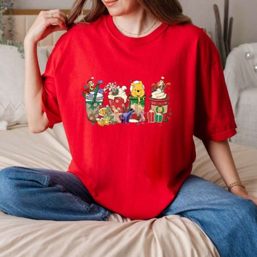 Disney Christmas Coffee Latte Shirt & Friends Sweatshirt Winnie The Pooh Family Party 2024 Disney Christmas Coffee Latte Shirt & Friends Sweatshirt Winnie The Pooh Family Party 2024