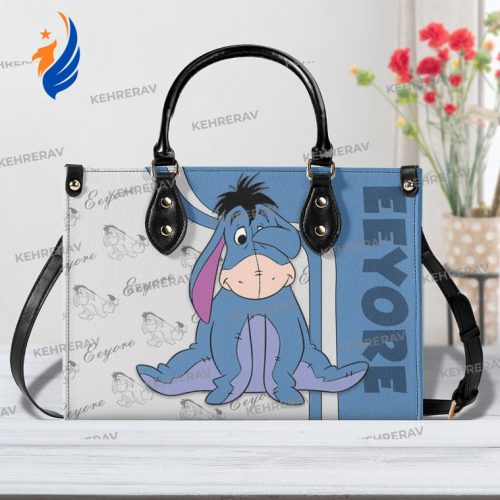 Eeyore Leather Handbag: Custom Woman Bag for Eeyore Lovers – Winnie The Pooh – Handmade & Stylish! Eeyore Leather Handbag: Custom Woman Bag for Eeyore Lovers – Winnie The Pooh – Handmade & Stylish!