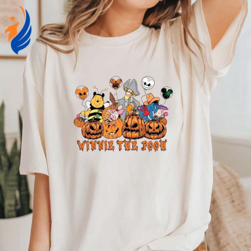 Winnie The Pooh Halloween T-Shirt: Spooky Disney Sweatshirt with Balloons & Friends Winnie The Pooh Halloween T-Shirt: Spooky Disney Sweatshirt with Balloons & Friends