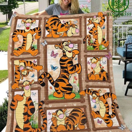 Winnie The Pooh Quilt Blanket For Fans Home Decor Gift