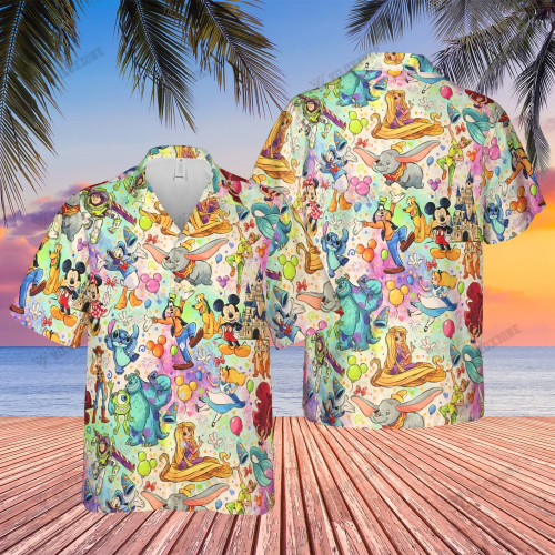 Mickey Stitch Ohana Custom Hawaii Shirt Disney Hawaiian Shirt for Women & Men Hawaiian Shirt Custom