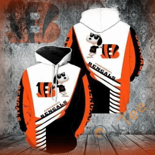 Cincinnati Bengals Snoopy Hoodie 3D AOP Shirt: Show Your Team Spirit with this Unique and Stylish Apparel!