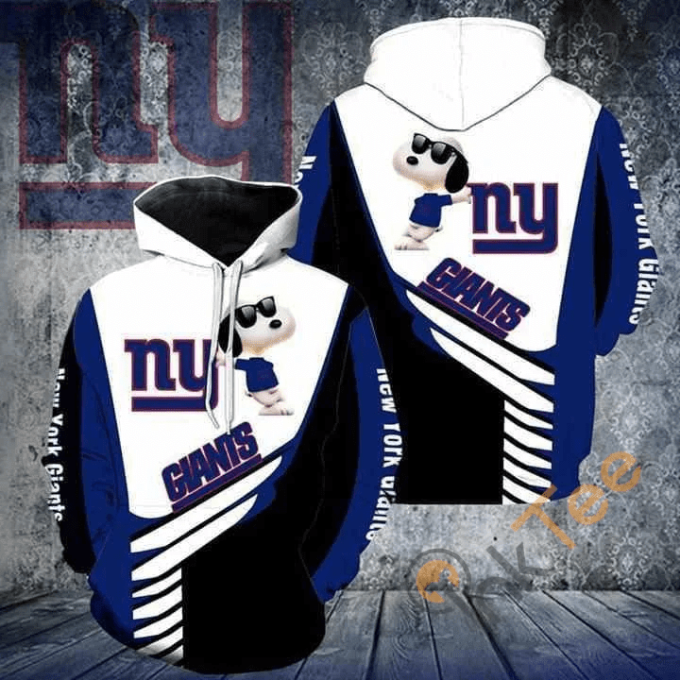 Show Off Your Team Spirit with New York Giants Snoopy Hoodie – 3D Design for True Fans! Show Off Your Team Spirit with New York Giants Snoopy Hoodie – 3D Design for True Fans!