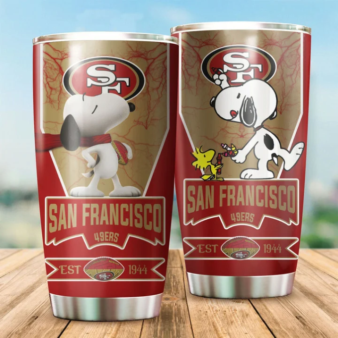Snoopy And Woodstocks Paints San Francisco 49ers – Stainless Steel Tumbler Snoopy And Woodstocks Paints San Francisco 49ers – Stainless Steel Tumbler