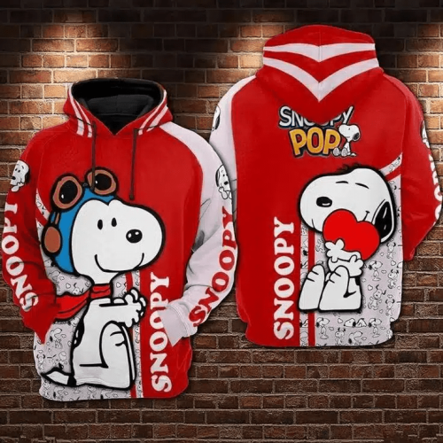 Get Cozy with Snoopy: 3D Zip Hoodie – Shop Now!