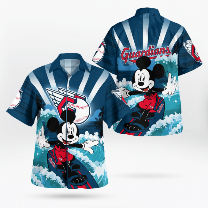 Exclusive Cleveland Guardians and Mickey Mouse Hawaii Shirt: Limited Edition Collectible Exclusive Cleveland Guardians and Mickey Mouse Hawaii Shirt: Limited Edition Collectible