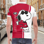 Georgia Bulldogs Snoopy Polo Shirt Limited Edition Georgia Bulldogs Snoopy Polo Shirt Limited Edition