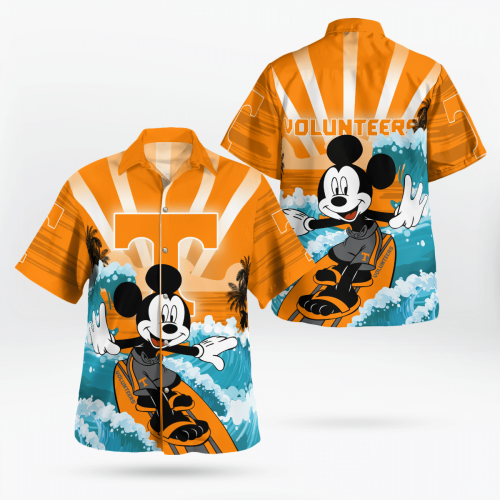 Limited Edition Tennessee Volunteers and Mickey Mouse Hawaii Shirt – Get Yours Now!