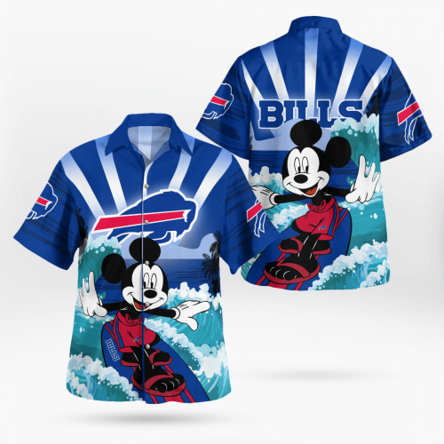 Buffalo Bills x Mickey Mouse Limited Edition Hawaii Shirt – Unique NFL Disney Collaboration
