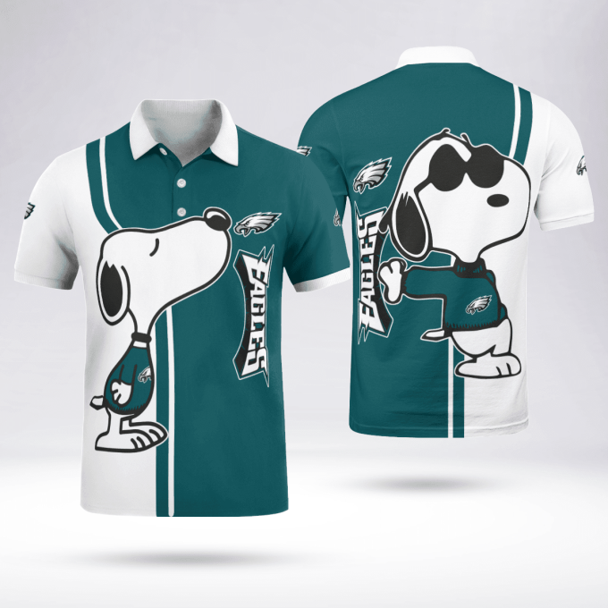 Philadelphia Eagles Snoopy Polo Shirt Limited Edition