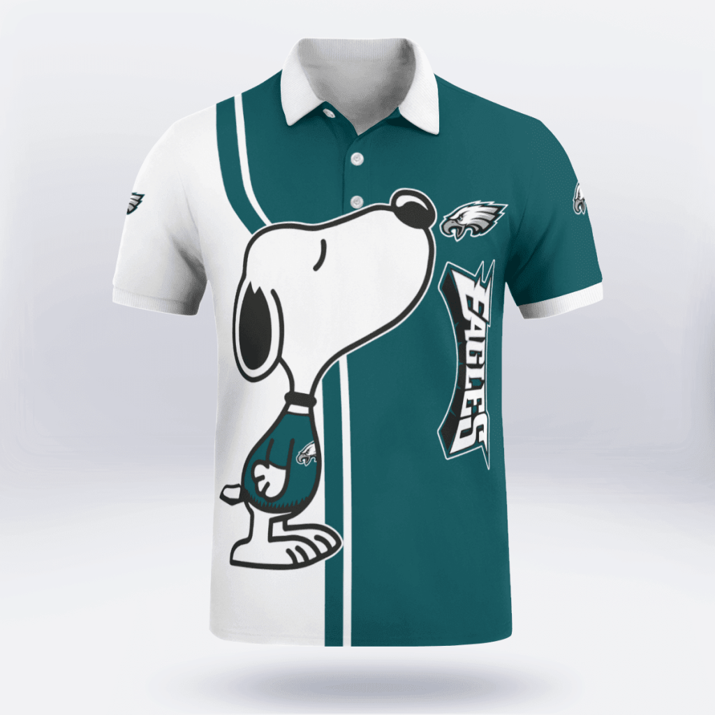 Philadelphia Eagles Snoopy Polo Shirt Limited Edition Philadelphia Eagles Snoopy Polo Shirt Limited Edition