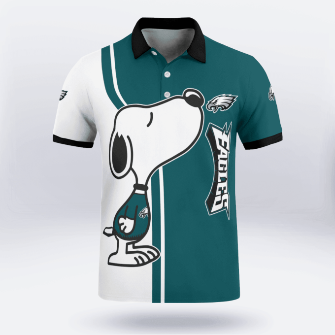 Philadelphia Eagles Snoopy Polo Shirt Limited Edition