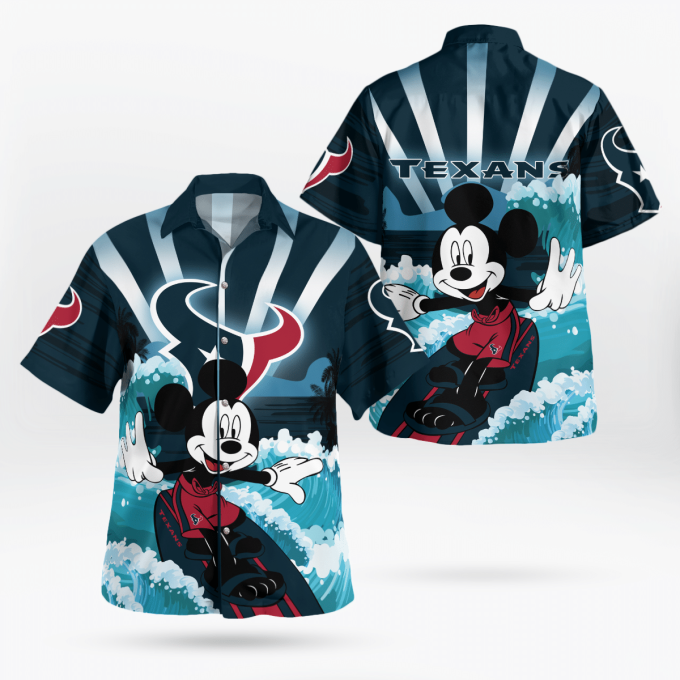 Limited Edition Houston Texans and Mickey Mouse Hawaii Shirt – Exclusive Collaboration for Fans Limited Edition Houston Texans and Mickey Mouse Hawaii Shirt – Exclusive Collaboration for Fans