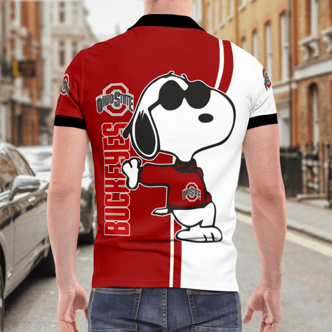 Ohio State Buckeyes Snoopy Polo Shirt Limited Edition