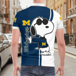 Michigan Wolverines Snoopy Polo Shirt Limited Edition Michigan Wolverines Snoopy Polo Shirt Limited Edition