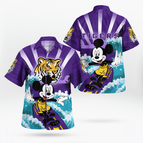 LSU Tigers x Mickey Mouse Hawaii Shirt Limited Edition: Exclusive Collaboration for Die-Hard Fans!