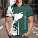 Michigan State Spartans Snoopy Polo Shirt Limited Edition Michigan State Spartans Snoopy Polo Shirt Limited Edition