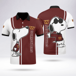Washington Commanders Snoopy Polo Shirt Limited Edition Washington Commanders Snoopy Polo Shirt Limited Edition