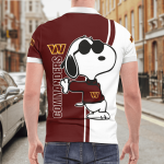 Washington Commanders Snoopy Polo Shirt Limited Edition Washington Commanders Snoopy Polo Shirt Limited Edition