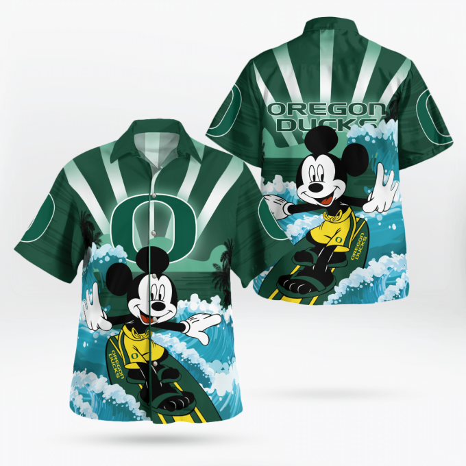 Disney Oregon Ducks Hawaii Shirt: Embrace the Magic of Mickey Mouse with this Stylish Team Apparel