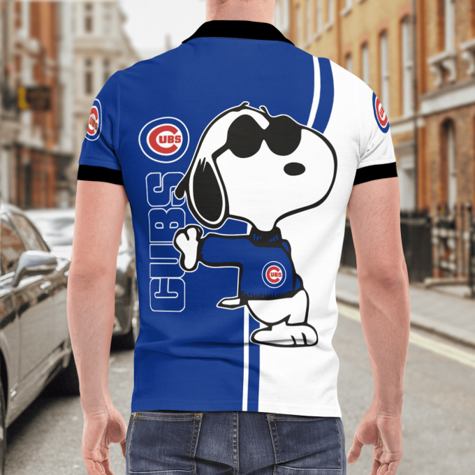 Chicago Cubs Snoopy Polo Shirt Limited Edition