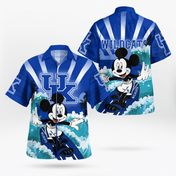 Kentucky Wildcats and Mickey Mouse Hawaii Shirt Limited Edition: Show Your Team Spirit with this Unique Collectible!