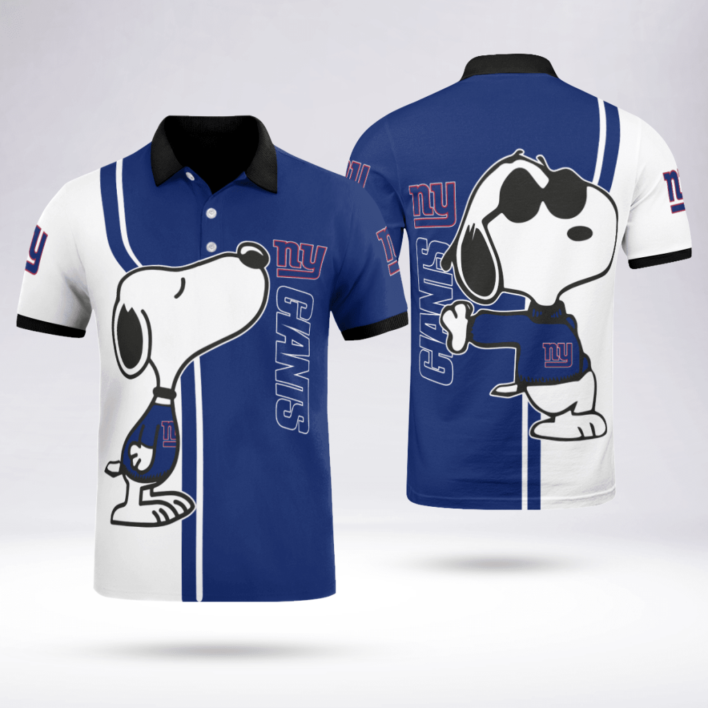 New York Giants Snoopy Polo Shirt Limited Edition New York Giants Snoopy Polo Shirt Limited Edition