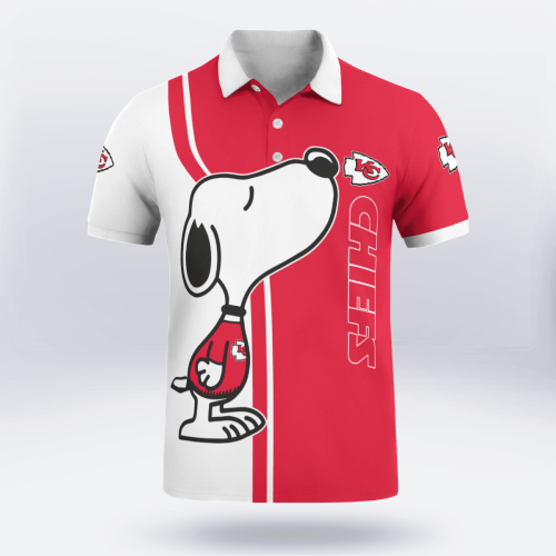 Kansas City Chiefs Snoopy Polo Shirt Limited Edition