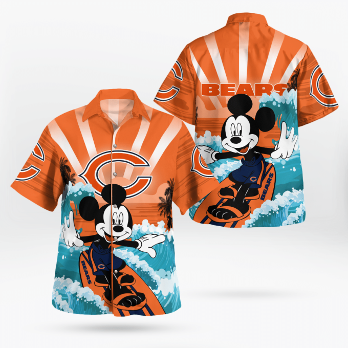 Chicago Bears and Mickey Mouse Hawaiian Shirt: A Perfect Blend of Sports and Disney Magic! Chicago Bears and Mickey Mouse Hawaiian Shirt: A Perfect Blend of Sports and Disney Magic!