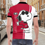 Georgia Bulldogs Snoopy Polo Shirt Limited Edition Georgia Bulldogs Snoopy Polo Shirt Limited Edition