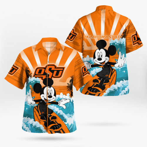 Oklahoma State Cowboys and Mickey Mouse Hawaii Shirt: Perfect Blend of Team Spirit and Disney Magic!