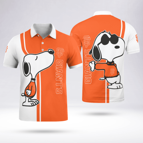 San Francisco Giants Snoopy Polo Shirt Limited Edition