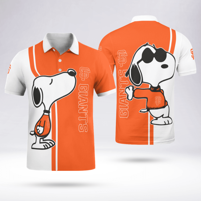 San Francisco Giants Snoopy Polo Shirt Limited Edition San Francisco Giants Snoopy Polo Shirt Limited Edition