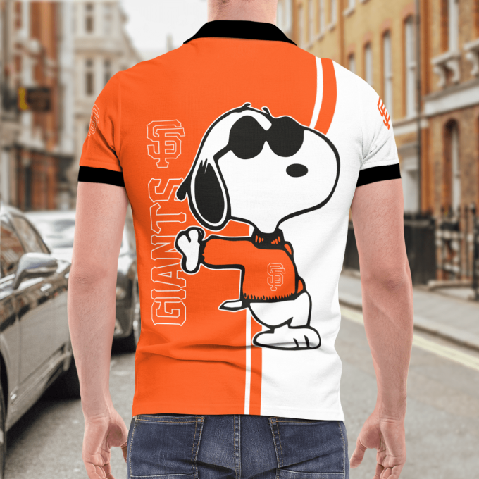 San Francisco Giants Snoopy Polo Shirt Limited Edition